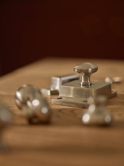 Grove Cabinet Latch, Matt Nickel