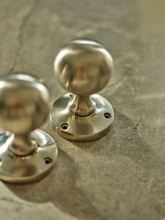 Grove Door Handles, Matt Nickel